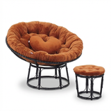  Ghế PAPASAN ĐƯỜNG KÍNH 1M2 khung thép giả mây 