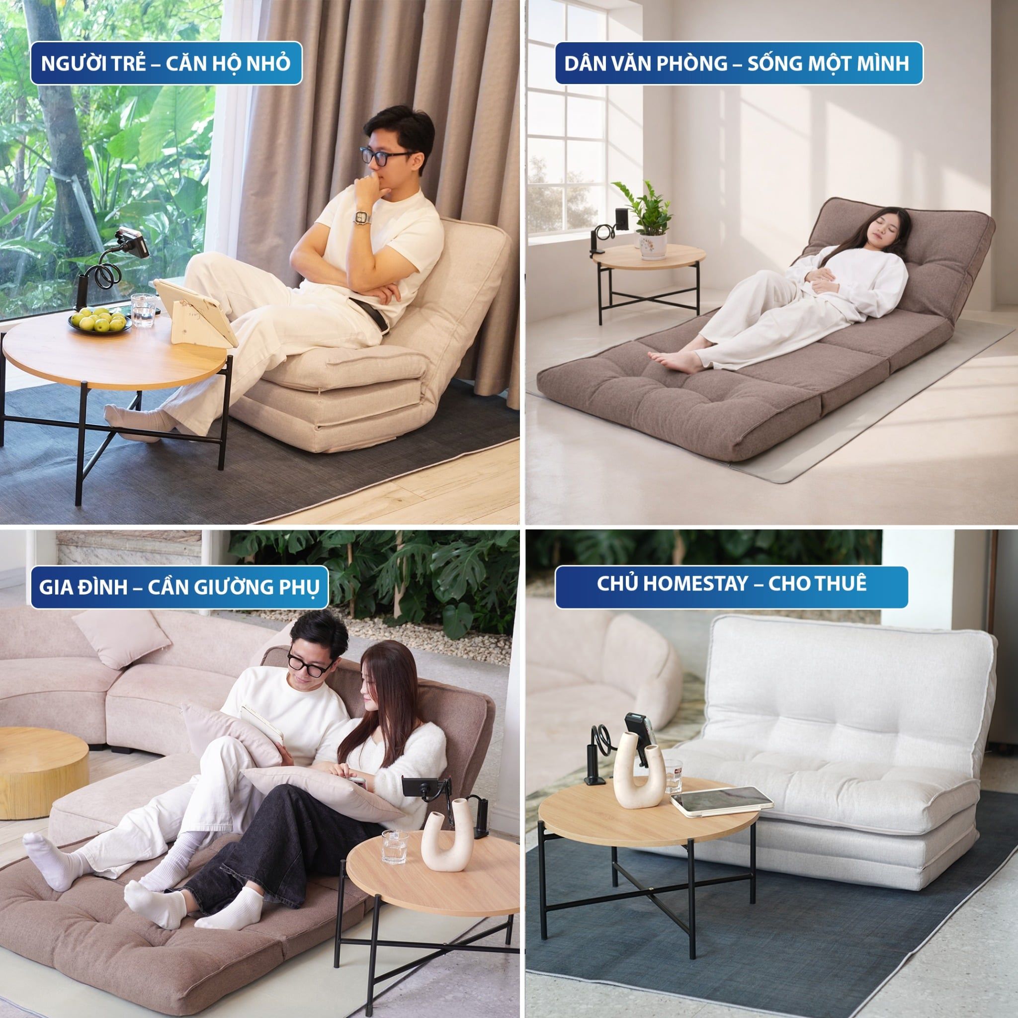 SOFA ĐA NĂNG 3 CHẾ ĐỘ MINH PHÁT FURNITURE 