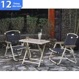  Bàn ghế gấp Minh Phát bản thép dày 1.2mm bàn mặt gỗ, ghế camping, bàn ghế cafe, bàn ghế ban công, bàn ghế ngoài trời 