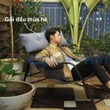 Gối đầu mùa hè cho ghế bập bênh đôi MP46 Minh Phát - Vải nhung bông bi 100% - Chỉ gối đầu mùa hè - Minh Phát Furniture 