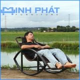  Ghế bập bênh Tanky lưng đan thủ công thiết kế cổ điển, ghế bập bênh người già, ghế bập bênh Minh Phát, ghế ban công 
