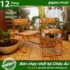 Bộ Bàn Ghế Ngoài Trời Phong Cách Châu Âu 2 Ghế 1 Bàn Minh Phát, Bàn Ghế Phòng Chờ, Bàn Ghế Ban Công, Bàn Ghế Sân Vườn 