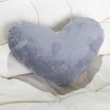  Gối ôm trái tim vải nhung bông bi kích thước 30cm x 25cm x 10cm, gối ôm trang trí, decor phòng ngủ 