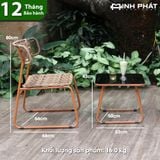 Bộ Bàn Ghế Ngoài Trời Phong Cách Châu Âu 2 Ghế 1 Bàn Minh Phát, Bàn Ghế Phòng Chờ, Bàn Ghế Ban Công, Bàn Ghế Sân Vườn 