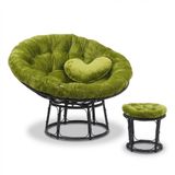  Ghế PAPASAN ĐƯỜNG KÍNH 1M2 khung thép giả mây 