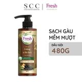  Dầu Gội FRESH Thảo Mộc Dưỡng Sinh Sạch Gàu Mềm Mượt 480g/chai 