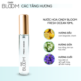  Nước hoa nữ Cindy Bloom Fresh Ocean hương năng động trẻ trung 10ml 