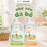  Nước Giặt Xả Quần Áo Kháng Khuẩn Cho Bé Tươi Mát Kiyoshi 2,3kg - Mềm mại nâng niu, như yêu da bé 