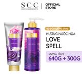  Combo Sữa tắm Love Spell 640g + Sữa dưỡng thể Love Spell 300g 