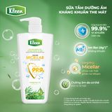 Sữa tắm Dưỡng ẩm Kháng khuẩn The mát Hương Gỗ, Kleen 850g 
