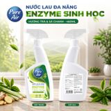  Nước lau đa năng Enzyme sinh học Pure Air Hương Trà và Sả chanh, 460ml 