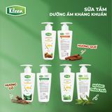  Sữa tắm Dưỡng ẩm Kháng khuẩn The mát Hương Tràm Trà, Kleen 850g 