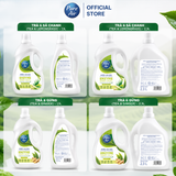  Nước lau sàn Enzyme sinh học Pure Air Hương Trà và Gừng, 1,1L 