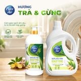  Nước rửa chén Enzyme sinh học Pure Air Hương Trà và Gừng, 2,3kg 