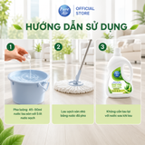  Nước lau sàn Enzyme sinh học Pure Air Hương Trà và Gừng, 2,3L 