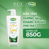  Sữa tắm Dưỡng ẩm Kháng khuẩn The mát Kleen 850g 