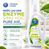  Nước lau sàn Enzyme sinh học Pure Air Hương Trà và Gừng, 1,1L 