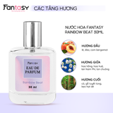  Nước Hoa Nữ Cho Học Sinh, Sinh Viên FANTASY Rainbow Beat Hương Năng Động 30ml 
