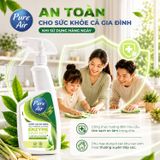  Nước lau đa năng Enzyme sinh học Pure Air Hương Trà và Sả chanh, 460ml 