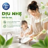  Nước rửa chén Enzyme sinh học Pure Air Hương Trà và Sả chanh, 750g 