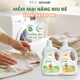  Nước Giặt Xả Quần Áo Kháng Khuẩn Cho Bé Tươi Mát Kiyoshi 2,3kg - Mềm mại nâng niu, như yêu da bé 