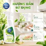  Nước lau đa năng Enzyme sinh học Pure Air Hương Trà và Sả chanh, 460ml 