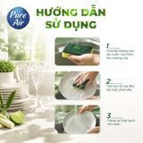  Nước rửa chén Enzyme sinh học Pure Air Hương Trà và Sả chanh, 750g 