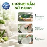  Nước rửa chén Enzyme sinh học Pure Air Hương Trà và Sả chanh, 2,3kg 