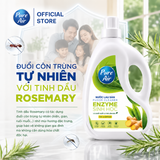  Nước lau sàn Enzyme sinh học Pure Air Hương Trà và Gừng, 1,1L 