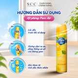  Xịt phòng Pure Air 280ml - Oải hương 