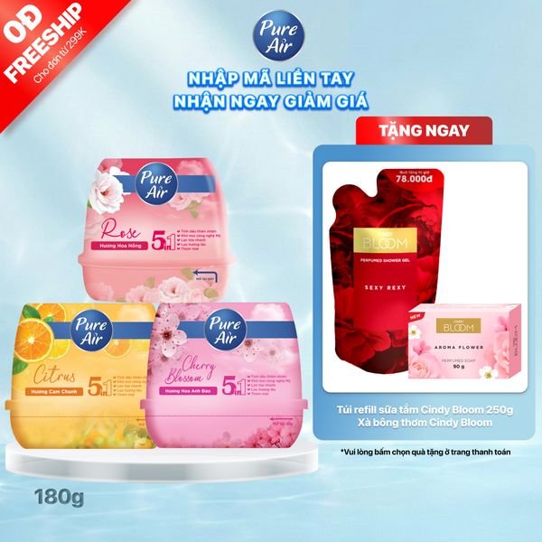 Combo 3 Sáp Thơm Khử Mùi PURE AIR 180g