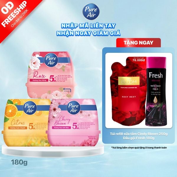 Combo 3 Sáp Thơm Khử Mùi PURE AIR 180g