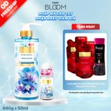  Combo Sữa tắm nước hoa 640g và Lăn khử mùi sáng da Hương nước hoa Cindy Bloom 50ml (Fresh Ocean) 