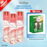  Combo 3 Chai Xịt Phòng Nước Hoa SPRING Hương Thơm Dễ Chịu Khử Mùi Hiệu Quả 225ml/chai 