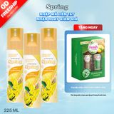  Combo 3 Chai Xịt Phòng Nước Hoa SPRING Hương Thơm Dễ Chịu Khử Mùi Hiệu Quả 225ml/chai 