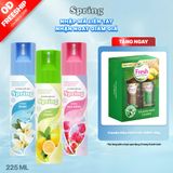 Combo 3 Chai Xịt Phòng Nước Hoa SPRING Hương Thơm Dễ Chịu Khử Mùi Hiệu Quả 225ml/chai 