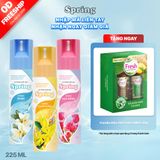  Combo 3 Chai Xịt Phòng Nước Hoa SPRING Hương Thơm Dễ Chịu Khử Mùi Hiệu Quả 225ml/chai 