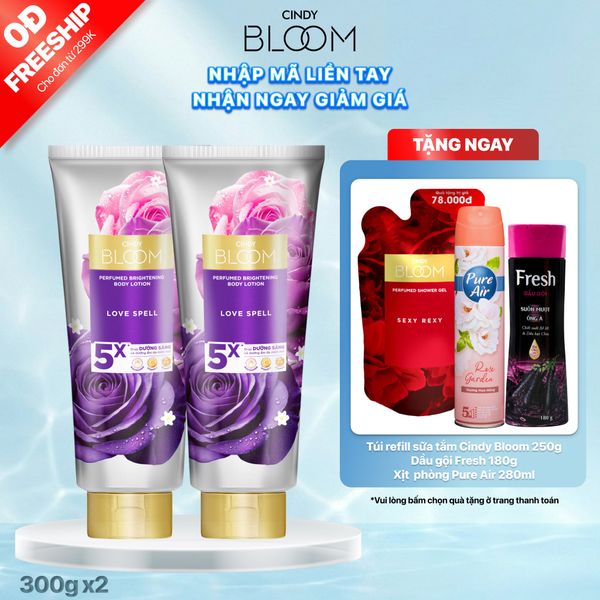 Combo 2 Sữa dưỡng thể Love Spell 300g
