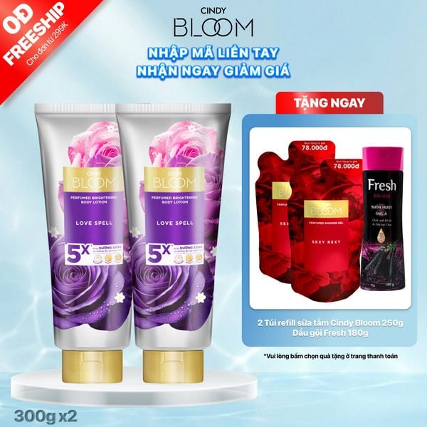 Combo 2 Sữa dưỡng thể Love Spell 300g