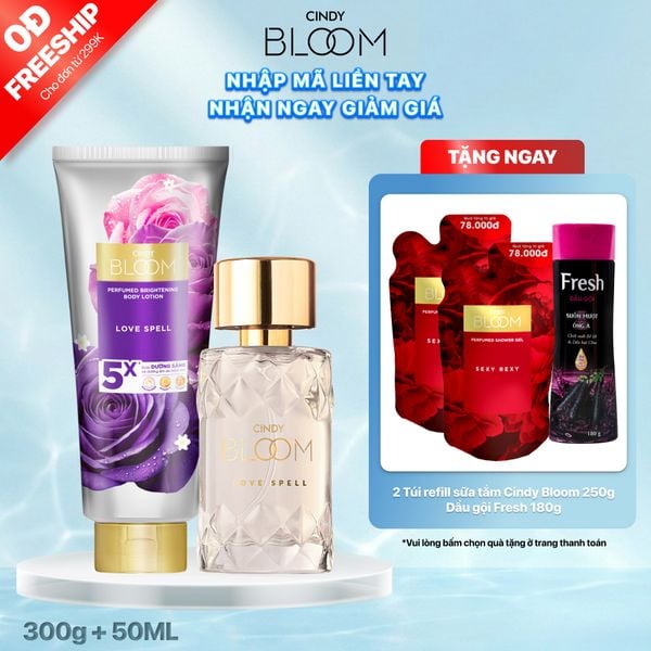 Combo Sữa dưỡng thể Love Spell 300g + Nước hoa Love Spell 50ml