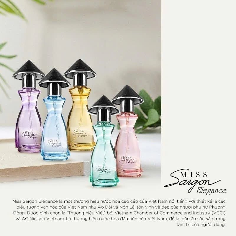  Nước hoa nữ Miss Saigon Elegance Sapphire 15ml - Hương Tinh Khiết 