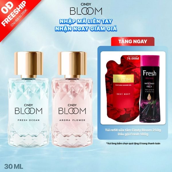 Nước Hoa Nữ CINDY BLOOM Hương Thơm Nữ Tính Ngọt Ngào, Lưu Hương Lâu Chai 30ml