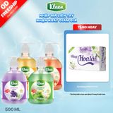  Sữa rửa tay Kleen Làm sạch Giúp kháng khuẩn Giúp dưỡng ẩm 500ml 