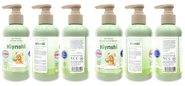 Sữa tắm gội dịu nhẹ cho bé, Kiyoshi 500g