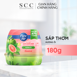  Sáp Thơm Khử Mùi PURE AIR Đuổi Muỗi Hương Ổi/Sả Chanh/Cà Phê/Trái Cây 180g 