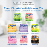  Sáp thơm Pure Air đuổi muỗi Lemongrass Hương Sả Chanh, 180g 