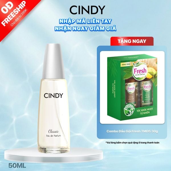 Nước hoa nữ Cindy Classic mùi hương cổ điển mê hoặc 50ml