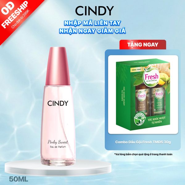 Nước hoa nữ Cindy Pinky Sweet mùi hương ngọt ngào trẻ trung 50ml