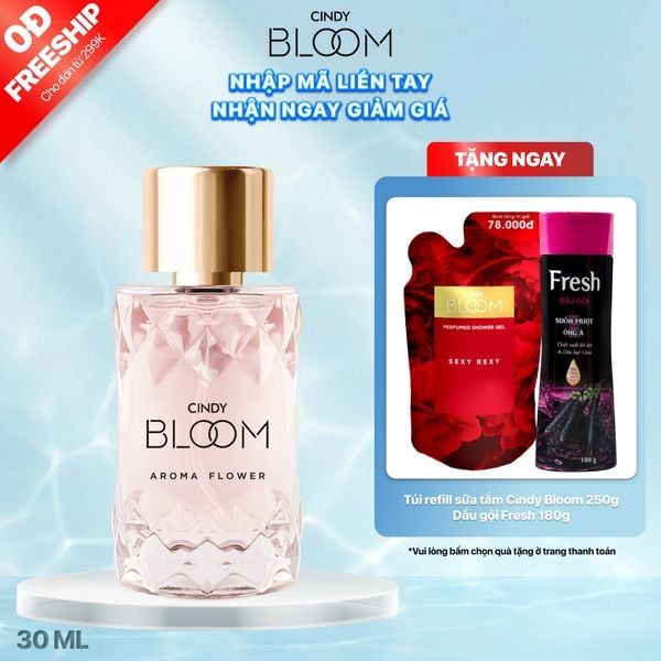 Nước hoa nữ Cindy Bloom Aroma Flower hương ngọt ngào nữ tính 30ml