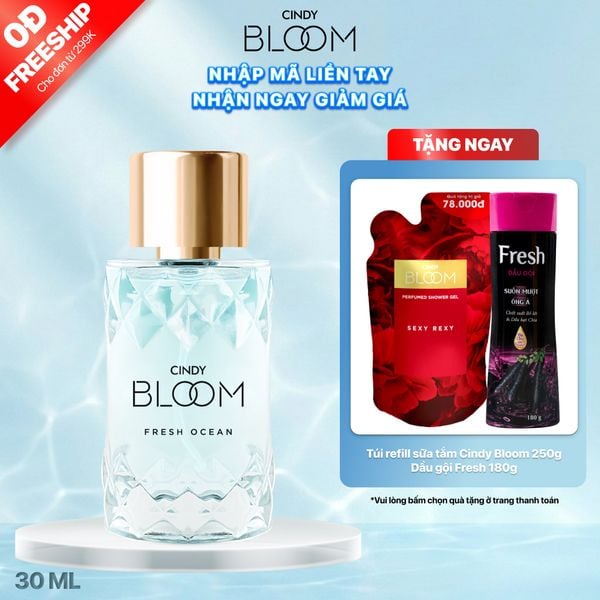 Nước Hoa Nữ CINDY BLOOM Fresh Ocean Hương Năng Động Trẻ Trung 30ml